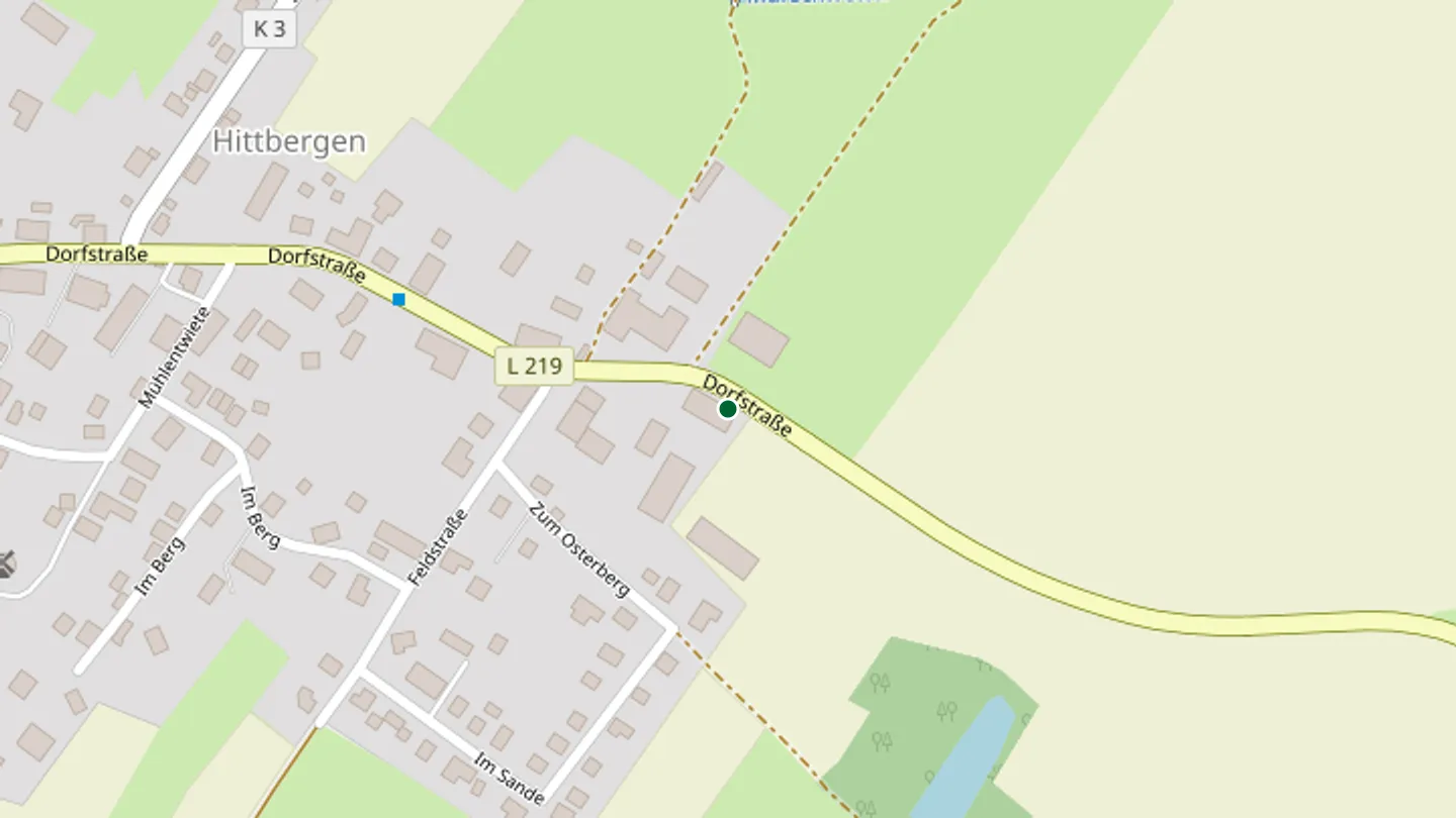 Karte von Dorfstraße 46 in Hittbergen